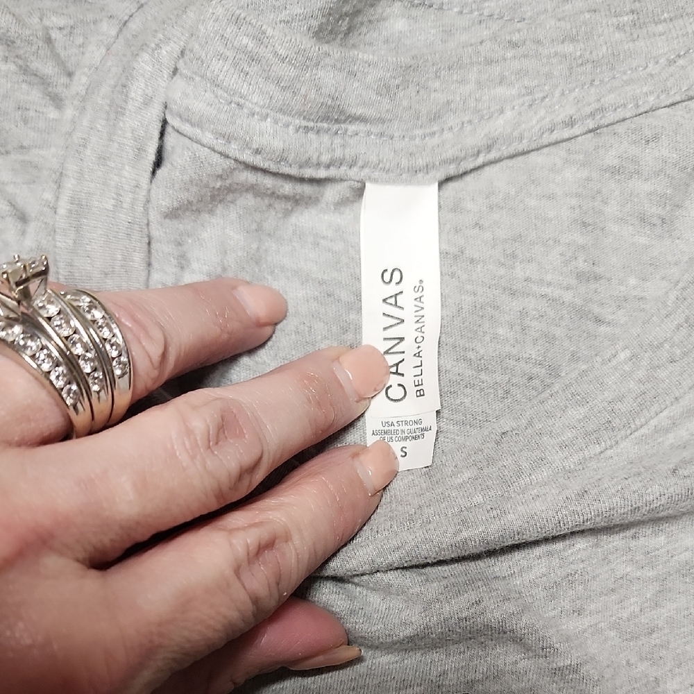 Bella Canvas Gray Baby On Board Tee - Picture 3 of 7